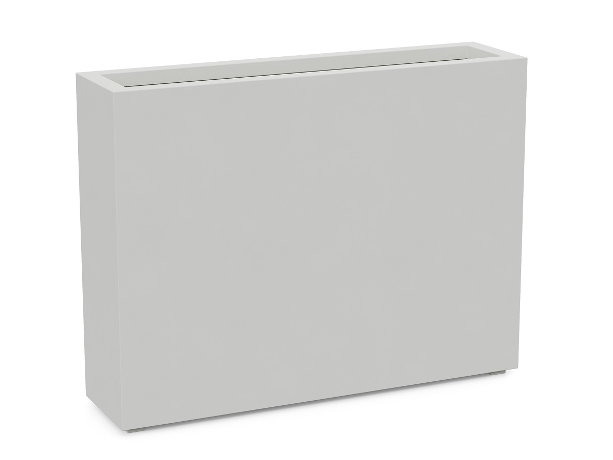 Donica Ogrodowa Aluminiowa Estrecho 13 Biała S - cortena.pl Donica Ogrodowa Aluminiowa Estrecho 13 Biała S - cortena.pl