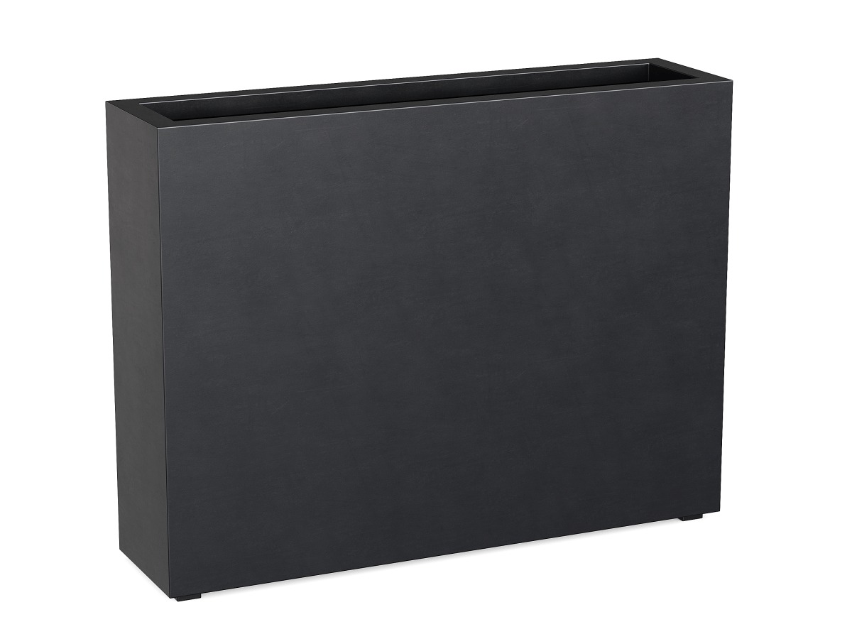 Donica Ogrodowa Aluminiowa Estrecho 13 Czarna Antracyt S - cortena.pl Donica Ogrodowa Aluminiowa Estrecho 13 Czarna Antracyt S - cortena.pl