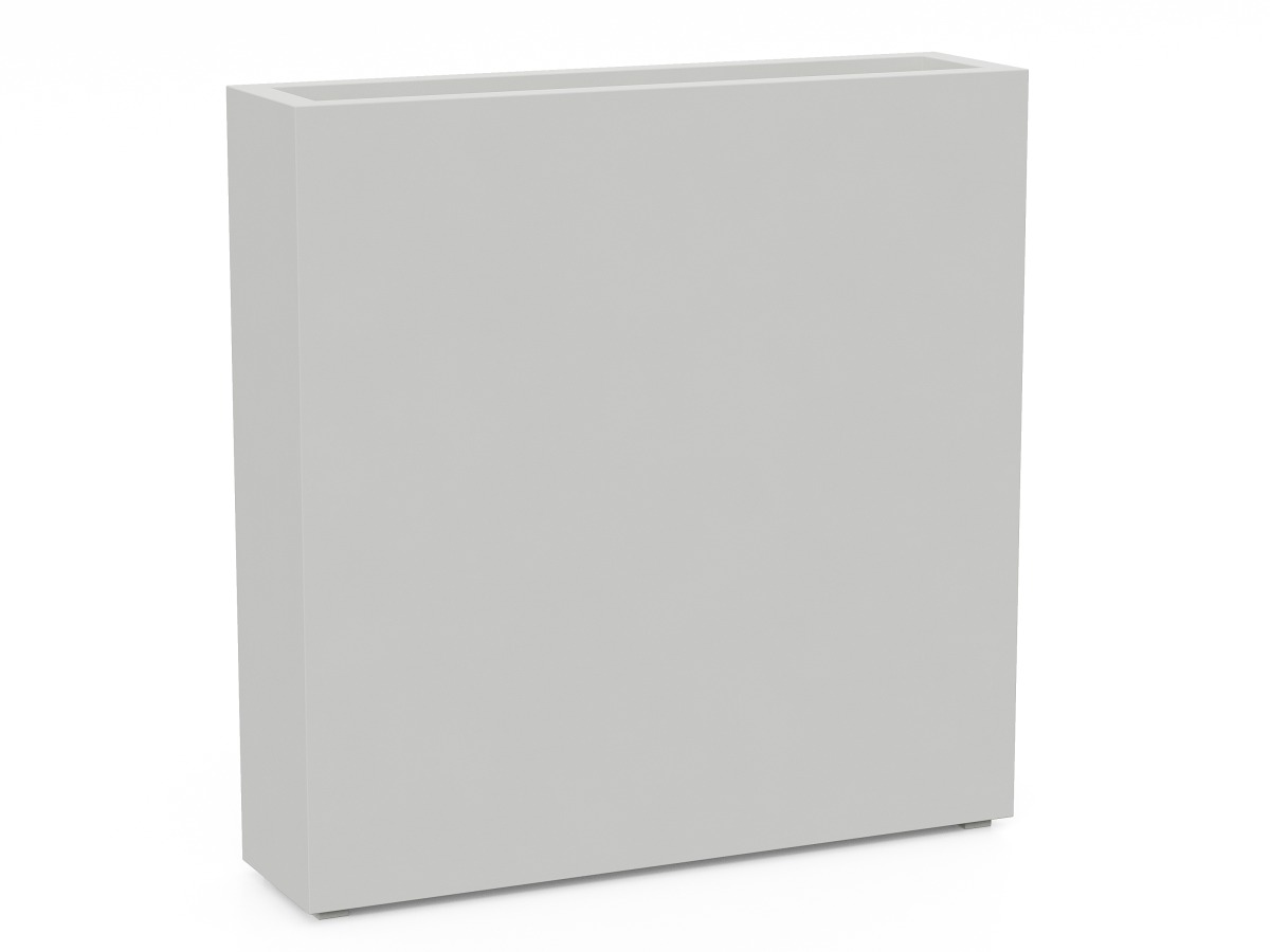 Donica Ogrodowa Aluminiowa Estrecho 14 Biała S - cortena.pl Donica Ogrodowa Aluminiowa Estrecho 14 Biała S - cortena.pl