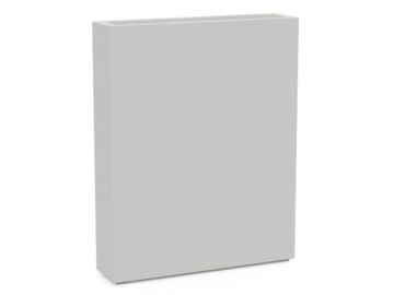 Donica Ogrodowa Aluminiowa Estrecho 15 Biała S - cortena.pl