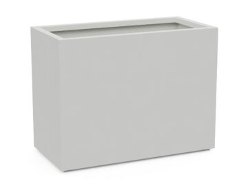 Donica Ogrodowa Aluminiowa Estrecho 16 Biała S - cortena.pl