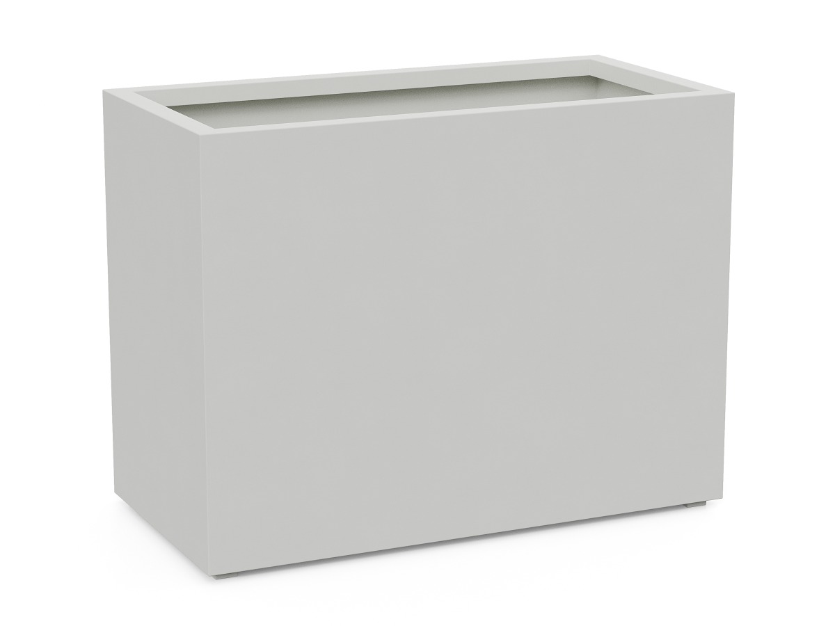 Donica Ogrodowa Aluminiowa Estrecho 16 Biała S - cortena.pl Donica Ogrodowa Aluminiowa Estrecho 16 Biała S - cortena.pl