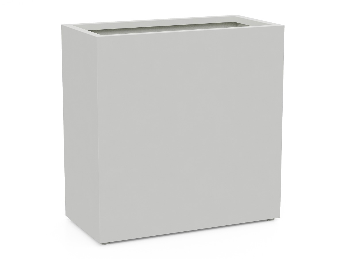 Donica Ogrodowa Aluminiowa Estrecho 17 Biała S - cortena.pl Donica Ogrodowa Aluminiowa Estrecho 17 Biała S - cortena.pl