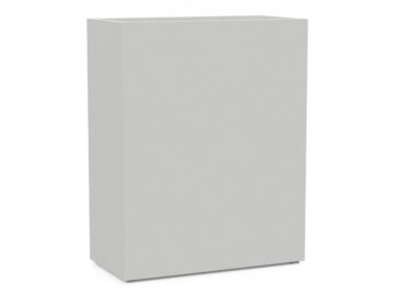 Donica Ogrodowa Aluminiowa Estrecho 18 Biała S - cortena.pl