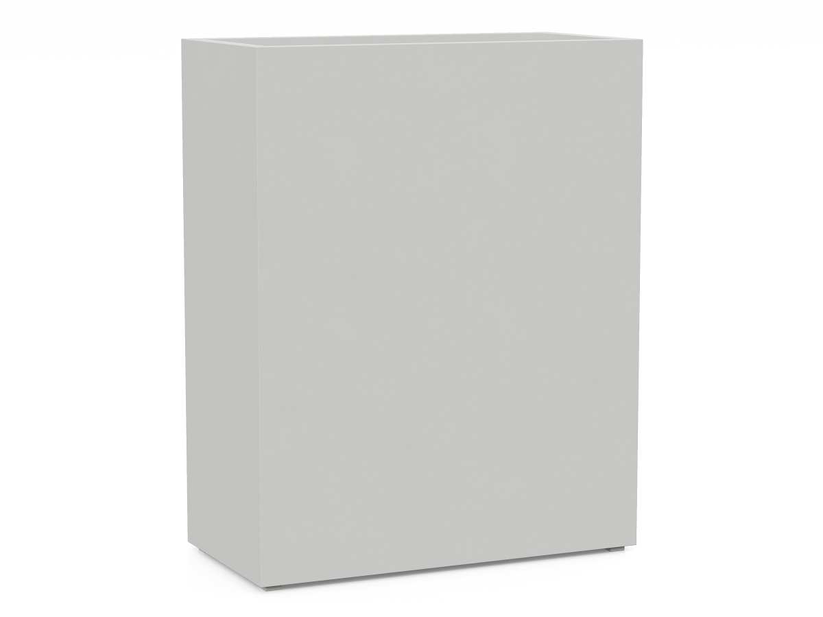 Donica Ogrodowa Aluminiowa Estrecho 18 Biała S - cortena.pl Donica Ogrodowa Aluminiowa Estrecho 18 Biała S - cortena.pl