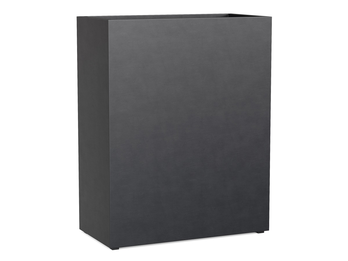 Donica Ogrodowa Aluminiowa Estrecho 18 Czarna Antracyt S - cortena.pl Donica Ogrodowa Aluminiowa Estrecho 18 Czarna Antracyt S - cortena.pl