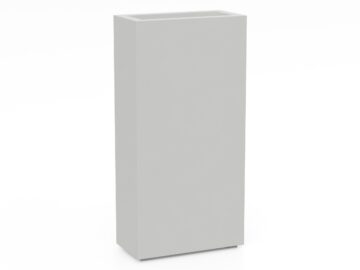 Donica Ogrodowa Aluminiowa Estrecho 2 Biała S - cortena.pl