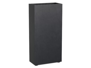 Donica Ogrodowa Aluminiowa Estrecho 2 Czarna Antracyt S - cortena.pl