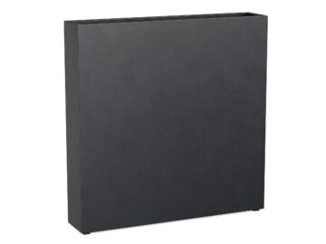 Donica Ogrodowa Aluminiowa Estrecho 21 Czarna Antracyt S - cortena.pl