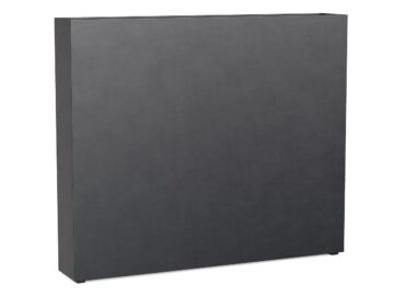 Donica Ogrodowa Aluminiowa Estrecho 27 Czarna Antracyt S - cortena.pl