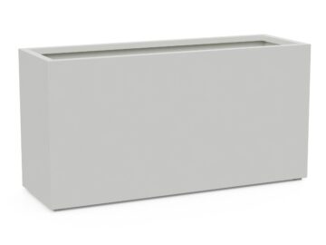 Donica Ogrodowa Aluminiowa Estrecho 28 Biała S - cortena.pl