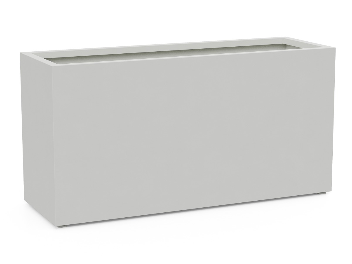 Donica Ogrodowa Aluminiowa Estrecho 28 Biała S - cortena.pl Donica Ogrodowa Aluminiowa Estrecho 28 Biała S - cortena.pl