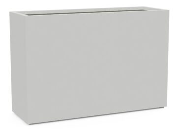 Donica Ogrodowa Aluminiowa Estrecho 29 Biała S - cortena.pl