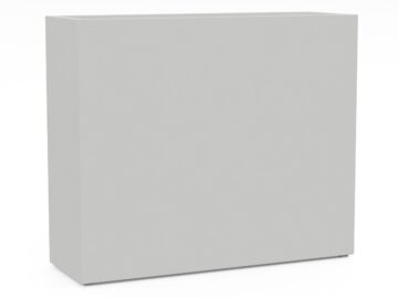 Donica Ogrodowa Aluminiowa Estrecho 30 Biała S - cortena.pl