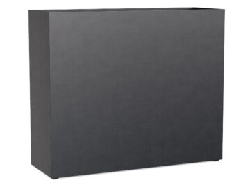 Donica Ogrodowa Aluminiowa Estrecho 30 Czarna Antracyt S - cortena.pl