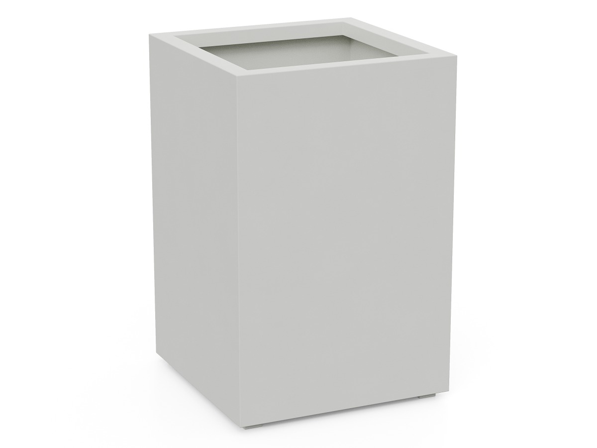 Donica Ogrodowa Aluminiowa Estrecho 4 Biała S - cortena.pl Donica Ogrodowa Aluminiowa Estrecho 4 Biała S - cortena.pl