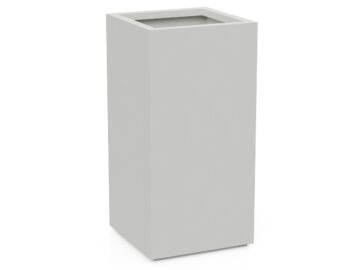 Donica Ogrodowa Aluminiowa Estrecho 5 Biała S - cortena.pl