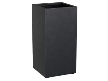 Donica Ogrodowa Aluminiowa Estrecho 5 Czarna Antracyt S - cortena.pl