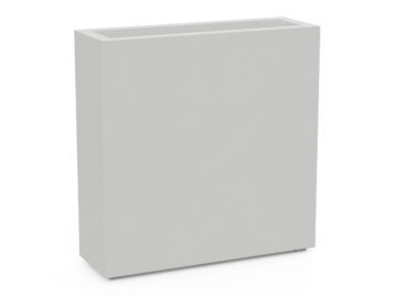 Donica Ogrodowa Aluminiowa Estrecho 7 Biała S - cortena.pl