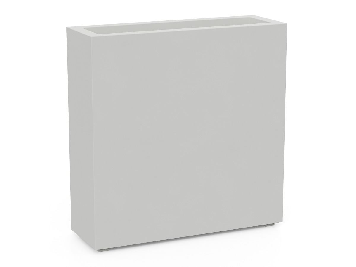 Donica Ogrodowa Aluminiowa Estrecho 7 Biała S - cortena.pl Donica Ogrodowa Aluminiowa Estrecho 7 Biała S - cortena.pl