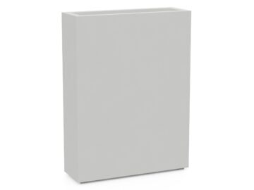 Donica Ogrodowa Aluminiowa Estrecho 8 Biała S - cortena.pl