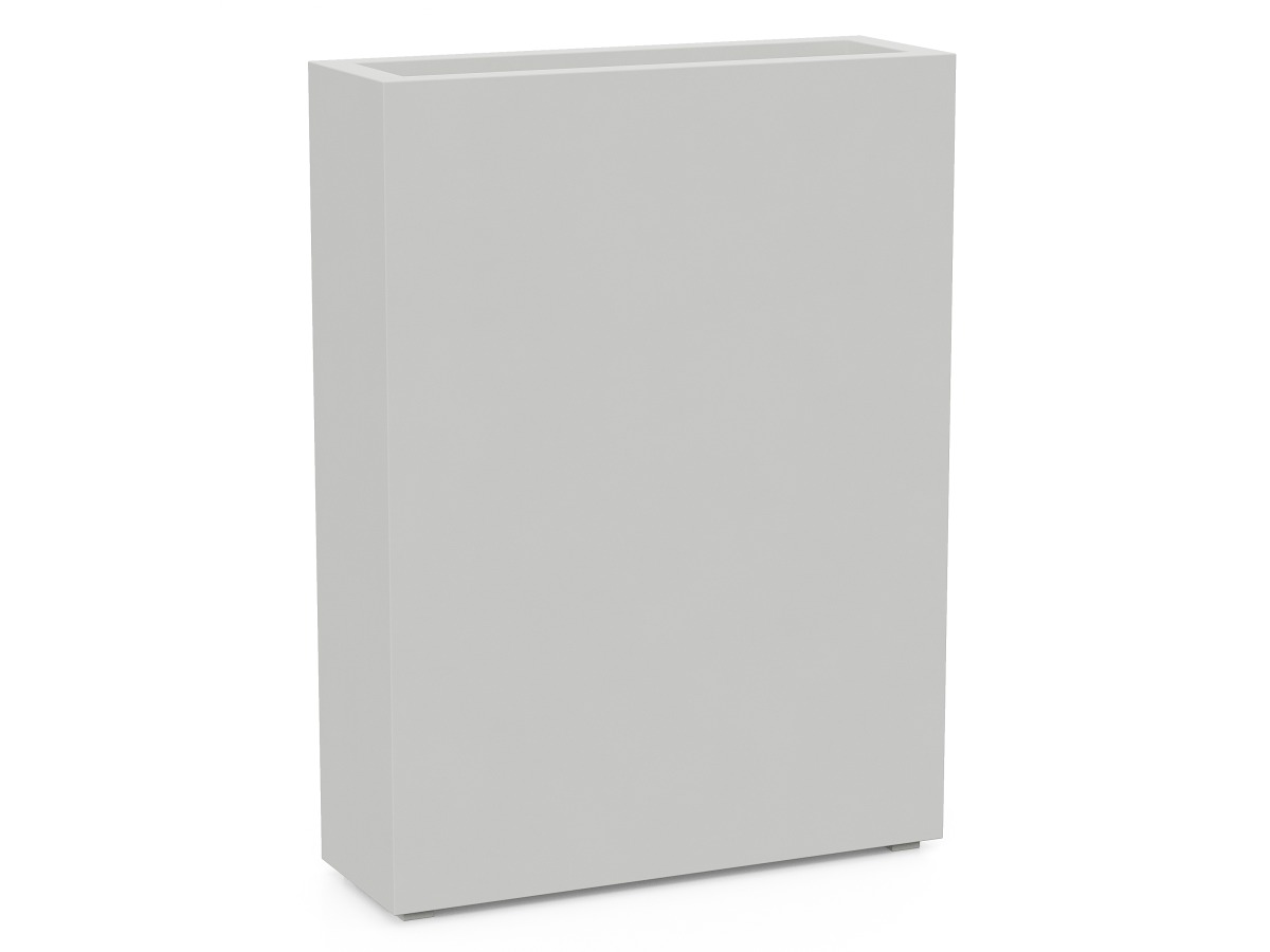 Donica Ogrodowa Aluminiowa Estrecho 8 Biała S - cortena.pl Donica Ogrodowa Aluminiowa Estrecho 8 Biała S - cortena.pl