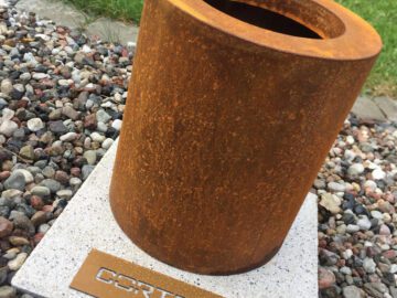 Donica Mala Okragla Corten - cortena.pl