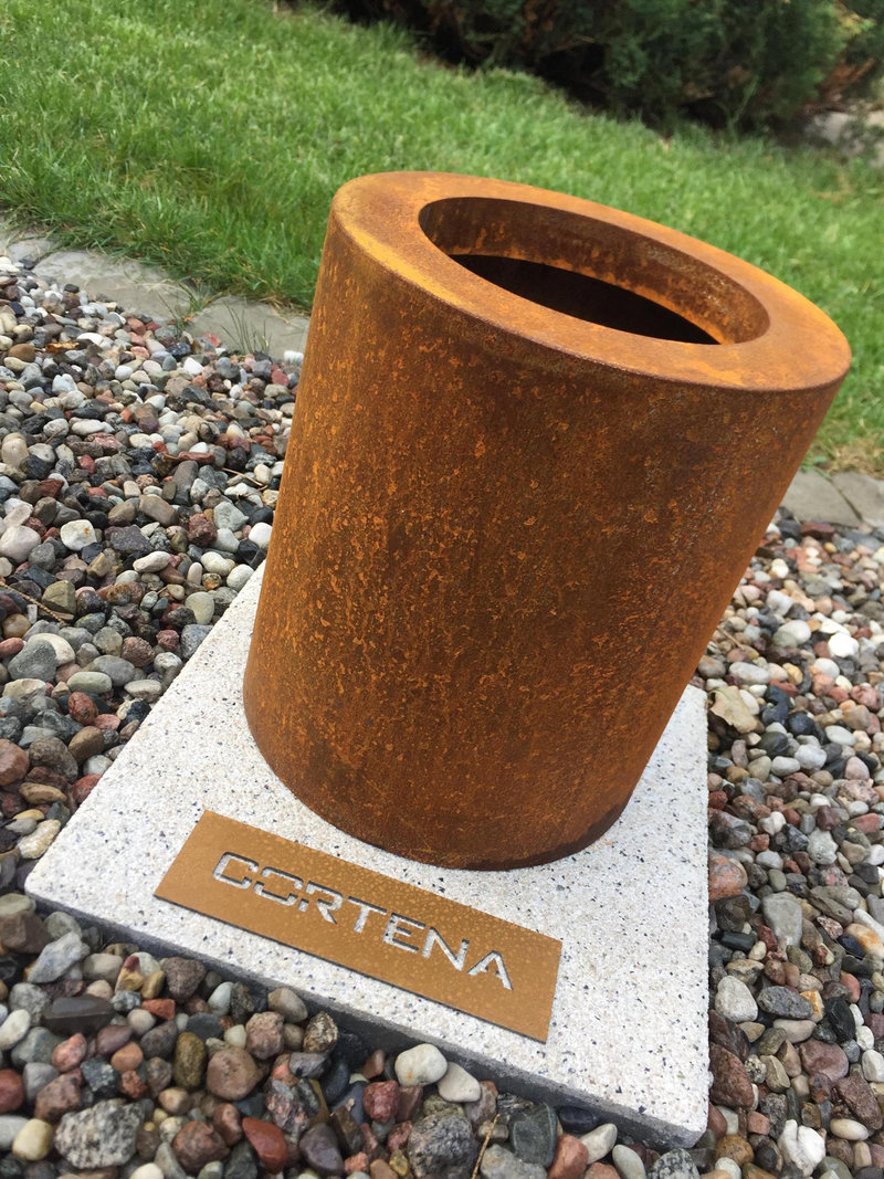 Donica Mala Okragla Corten - cortena.pl Donica Mala Okragla Corten - cortena.pl