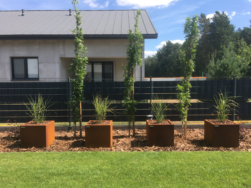 Donice Corten Cubo - cortena.pl Donice Corten Cubo - cortena.pl