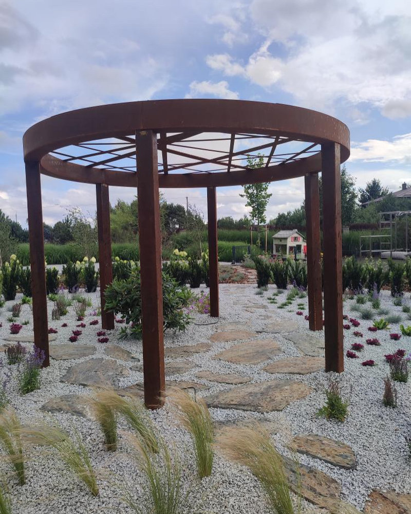 Pegola Corten Do Ogrodu - cortena.pl