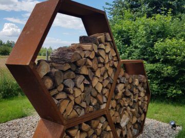 Stojaki Na Drewno Corten Lena - cortena.pl