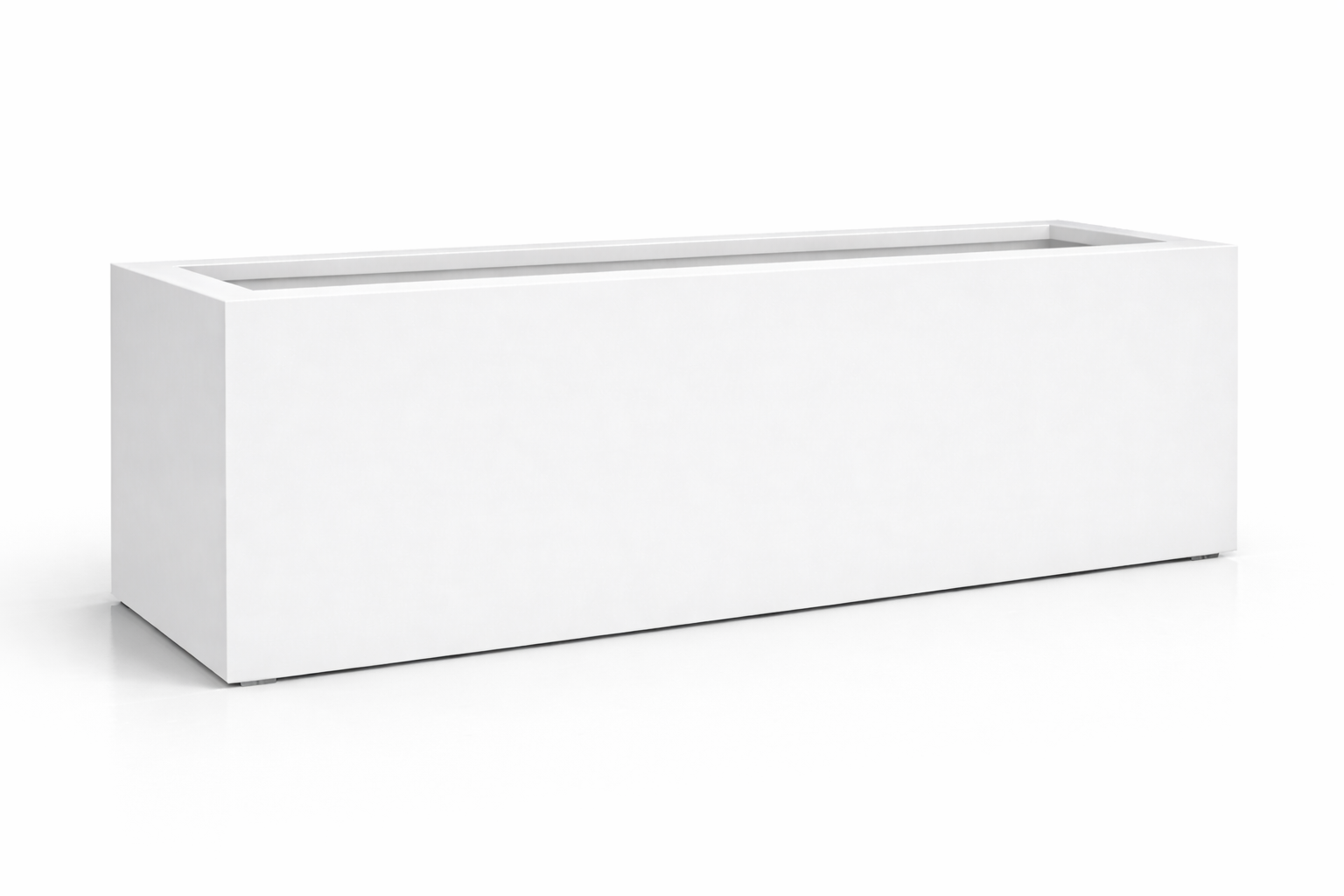 Donica Aluminiowa Largo 10 180 90 90 Biała - cortena.pl