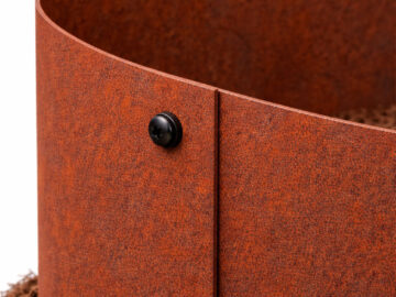 Rabata Okragla Corten Mocowanie Montaz - cortena.pl