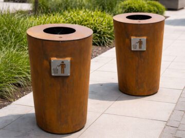 Kosz Miejski Corten Orbis - cortena.pl